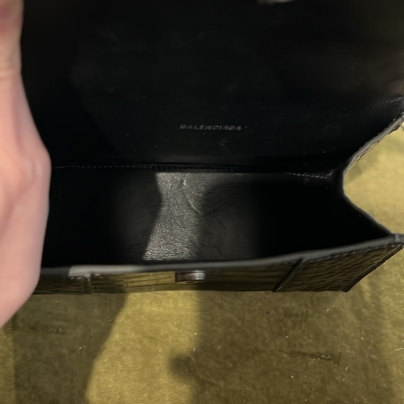 Balenciaga Hourglass XS Handbag Crocodile Embossed - Picture 6 of 8